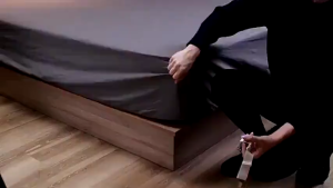 Bộ 4 Kẹp giữ cố định Ga Giường Drap Chống Xê Dịch-KepDrapG-3chau. Kẹp drap góc 3 chấu