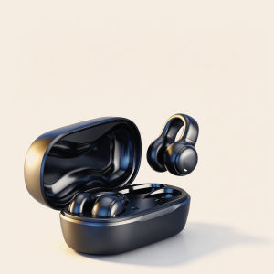 Bone Conduction Bluetooth Wireless Earbuds TWS Stereo Sports Headphones with Noise Cancelling Microphone for Daily Use