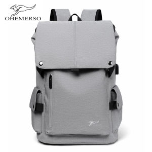 Duosen Kangaroo Mens Backpack Casual Large Capacity Travel Computer Backpack Junior High School High School and College Student Schoolbag for Men