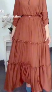 rok wanita panjang terbaru Korean style