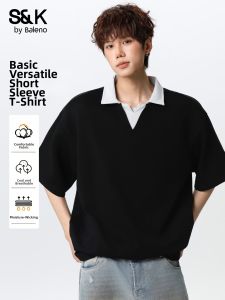 BALENO | Summer Double-Layer Look Comfortable Men POLO Shirt
