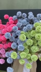 5 Kuntum Bunga Pompom Kecil Artificial Flower Pompom