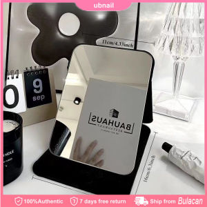 PU Leather Retro Folding Mirror Universal Student Dormitory Office Makeup Mirror Desktop Desktop Dressing Mirror Portable Makeup Mirror