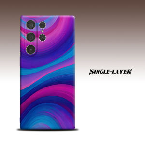 Neon Swirl For Samsung Galaxy S26 S25 S24 A56 A36 Dual Layer Luxury Fashion Full Lens Protective Case