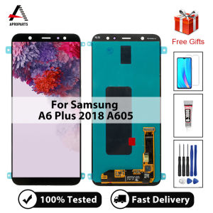 Top Quality LCD For Samsung Galaxy A6 Plus 2018 A605 SM-A605FN SM-A605G Display Touch Screen Digitizer Assembly Replacement