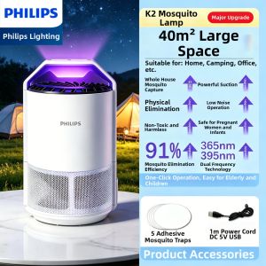 Philips | Suction-type Dual-frequency Mosquito Killer Lamp for Pregnant Women and Infants