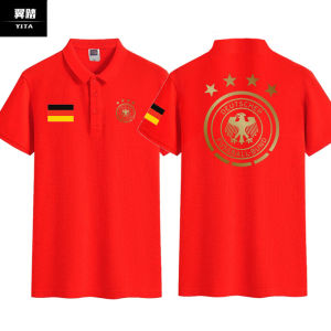 World Cup and Euro Cup Fan T-Shirt for German National Team Polo Shirt Short Sleeve