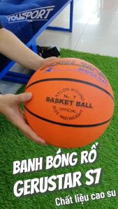 [Geru Star] Quả Bóng Rổ Banh Cao Su Size Số 5 6 7 Chính Hãng 100% Đồ Chơi Thể Thao Phụ Kiện Trẻ Em Vận Động Ngoài Trời