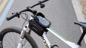 Rci Rockbros B118 30120082 Tas Sepeda Frame Bicycle 3in1 Top Tube Bag Hard Shell Phone Case MTB Road