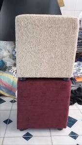 [Giá Tại Xưởng] Ghế Đôn Vuông Sofa Màu Xám N1 Kê Chân Ngồi Ghế Bàn Trang Điểm Bọc Mút Nhiều Màu Sắc