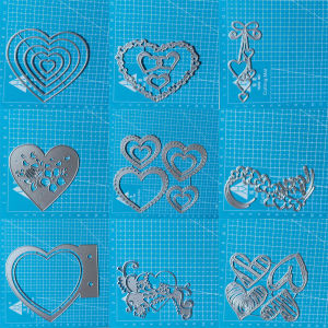 Heart Cutting Dies Metal Embossing Die Cuts Stencil Scrapbooking Template for Card Making DIY Paper Crafts