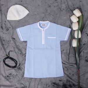 Baju Koko Gamis Anak Laki-laki 0-6 Tahun Gratis Peci Koko Bayi Lebaran Newborn Aqiqah Jubah Bayi