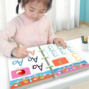 Magic Tracing Workbook Preschool Educational Toys Erasable Pen Logical Thinking Training Dot to Dot