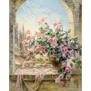 Oil Painting By Numbers Abstract Floral DIY Number Drawing Canvas Pictures By Numbers Home Decor Large Size