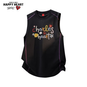 CHARLES JANGS HAPPY HEART | Cotton Printed Vest