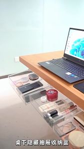 Hidden Drawer Storage Box Under Table Office Home Large Multi-function 3 Sizes Available