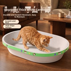 Hadassah | Durable No-Flaking Cat Scratch Pad Bed Extra Large