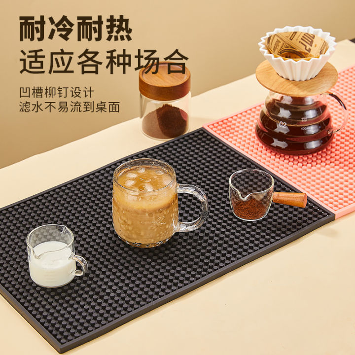 Teacup Mat Non Slip Bar Table Mat Water Filter Pad Bar Pad of Wine