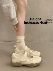 ZHENMO | Breathable Heel Lift Ballet Flats with Magic Tape Womens Leisure Shoe