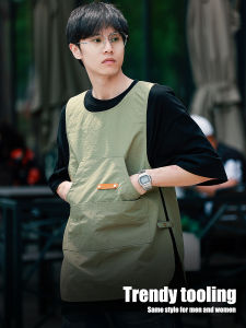 Băng Đô Chống Thấm Nước Kiểu Vai Cho Tiệm Cà Phê Và Trà Sữa Làm Việc Chuyên Nghiệp Logo in Ấn Quần Áo Làm Đẹp Và Làm Móng