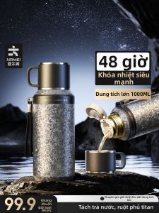 nRMEi | Large Portable Insulated Titanium Cup 1000ml