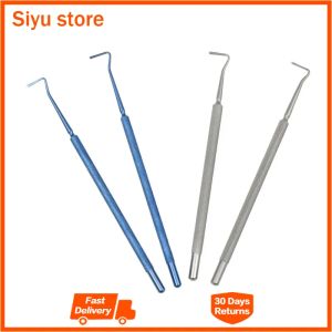 Ophthalmic Retina Detachment Hook Titanium Alloy Stainless Steel Hook with Hole Without Hole Ophthalmic Instrument