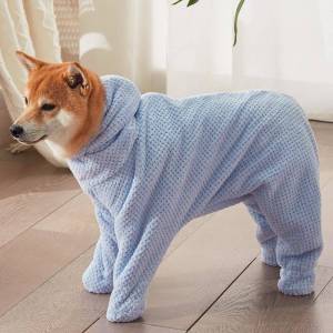 FUNNYDEER | Rapid Drying Thick Coral Velvet Dog Bathrobe