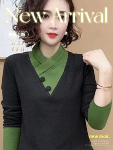 QIAOXIZI | Warm Knit Sweater for Women Middle-aged Mothers Ageless