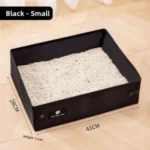 MONLEYTA | Extra Large Open-Top Cat Litter Box Anti-Splash Odor-Resistant Giant Cat Toilet Sand Pan Cat Litter Companion 36x37x50cm