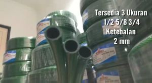 SSBO Selang  Air 1/2 5/8 3/4 Inch Hijau Anti Lumut 5-50 Meter Cuci Motor/Mobil Siram Kebun Murah COD