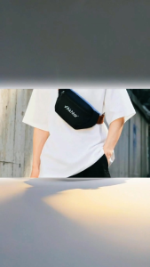 waistbag tas pinggang selempang pria distro kekinian casual trendy cowok keren