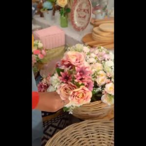 Buket Bunga Palsu Mawar Daisy Artifisial Type B