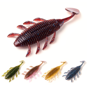 SOLOKING 6pcs/lot Fishing Lure Kit Soft Lure 8.3g 83mm Fat Bug for Bass Fishing Fishing Soft Bait Swimbait