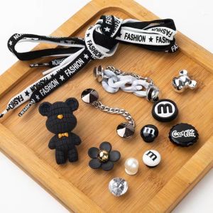 Aksesoris Pin Sandal Kodok Bros Karakter Beruang Bunga 13 In 1 Pack Lucu Dan Stylish COD ACC