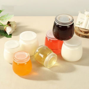 Hũ Thủy Tinh Béo 200ml Dùng Làm Sữa Chua Panna cotta Caramen Kèm Nắp Đậy Chịu Nhiệt Tiện Lợi - Lọ Thủy Tinh Đựng Gia Vi - Cốc Thủy Tinh Đựng Sữa Chua Cho Bé - Hủ Sữa Chua