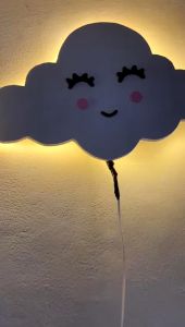 Lampu kamar anak LED lampu awan lampu hiasan dinding lampu tidur lampu awan aesthetic