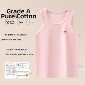 Pure Cotton Antibacterial Moisture Wicking Sleeveless Underwear