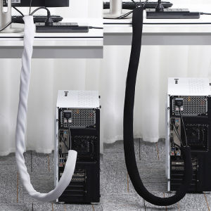 Desktop Computer Cable Storage Beam Processing Wire Connectors Line Pipe Storage Line Line Belt Anti-Bite Line Sets Storage