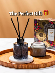 Gift Box Set Scented Candle & Reed Diffuser Aromatherapy Essential Oil Candles romantic candle Aesthetic candle