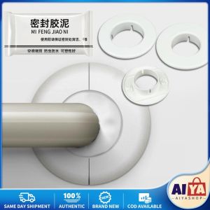 ★Same Day Shipping★ Aircon Hole Decorative Cover Sealed Clay Air-conditioning Hole Plug Wall Hole Waterproof Blocking Hole Cover Pipe Sealing Cover