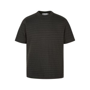 MADWITCH | Knitted Texture Short Sleeve T-shirt Breathable Loose Boxy Design