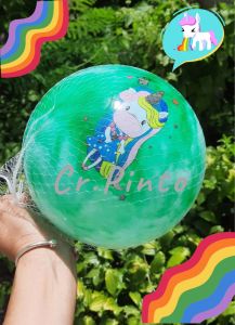 ลูกบอลยางฟุตบอลยูนิคอร์น🦄🌈 Ball for Kids🌈💦น้ำหนักเบา⚽🏖️ขนาด 9-10 นิ้ว เด้งๆนุ่มๆเล่นได้ทั้งบนน้ำและบนบกเหมาะสำหรับทุกเพศทุกวัย บอลคุณภาพดี สีสดใส สวย น่าเล่น น่าใช้
