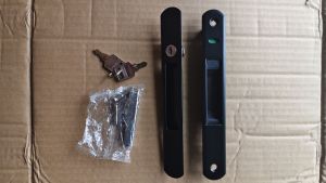 900 Series 12-13 Flush Lock Sliding Door Lock Set Complete