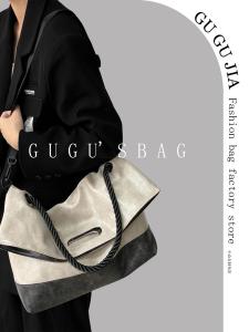 Casual Style Soft Leather Dyeing Tote Bag Womens Commuter Shoulder Bag Crossbody Bag Large Capacity Daily Use PU Leather