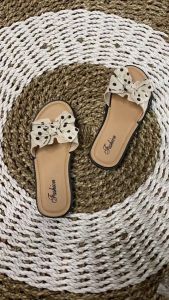 SANDAL SELOP ANAK PEREMPUAN TERBARU / SENDAL FLAT ANAK CEWEK MOTIF PITA POLKADOT KEKINIAN / SANDAL KARET BERKUALITAS