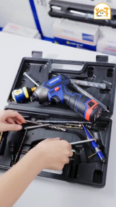 Bộ mũi khoan KingBlue ĐN KLJ015 (mũi khoan không tắc kê) Dụng cụ điện lạnh chuyên dụng Thép S2 cao cấp