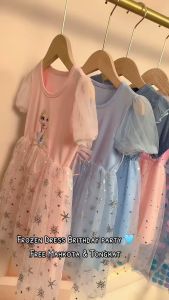 Dress Anak Bayi Frozen 2 Princess Elsa Tutu Cute Import 2 - 9 Tahun