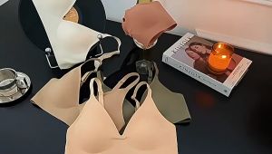 Dresslily Bras for Women 2023 SUJI Bra Push up Seamless Bra Light Weight Deep-V Jelly Bras