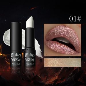 Mlsmile Intense Color Lipstick Soft Matte Velvet Texture Long Lasting Color Retention and Rub Resistant Retro Dark Style