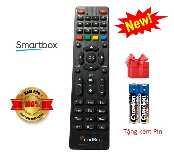 Điều khiển đầu thu Smart Box VNPT - Tặng kèm pin